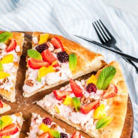 Receta Pizza de Frutas