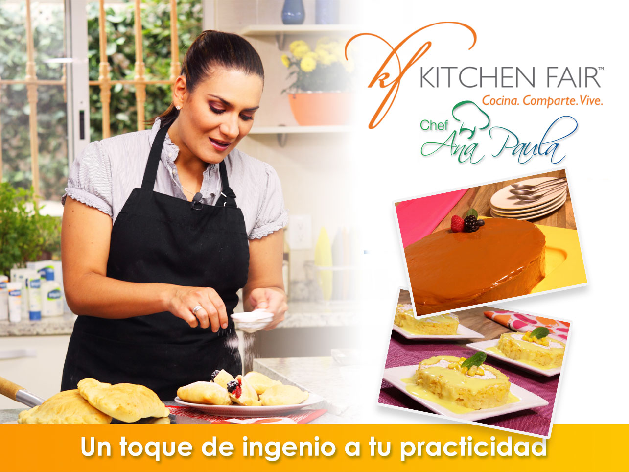 Clase de Cocina con Chef Ana Paula: Pastel 3 Leches y Torta de Elote |  Kitchen Fair