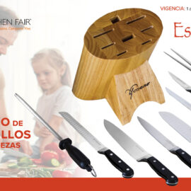 Juego de Cuchillos de 9 Piezas - Kitchen Fair